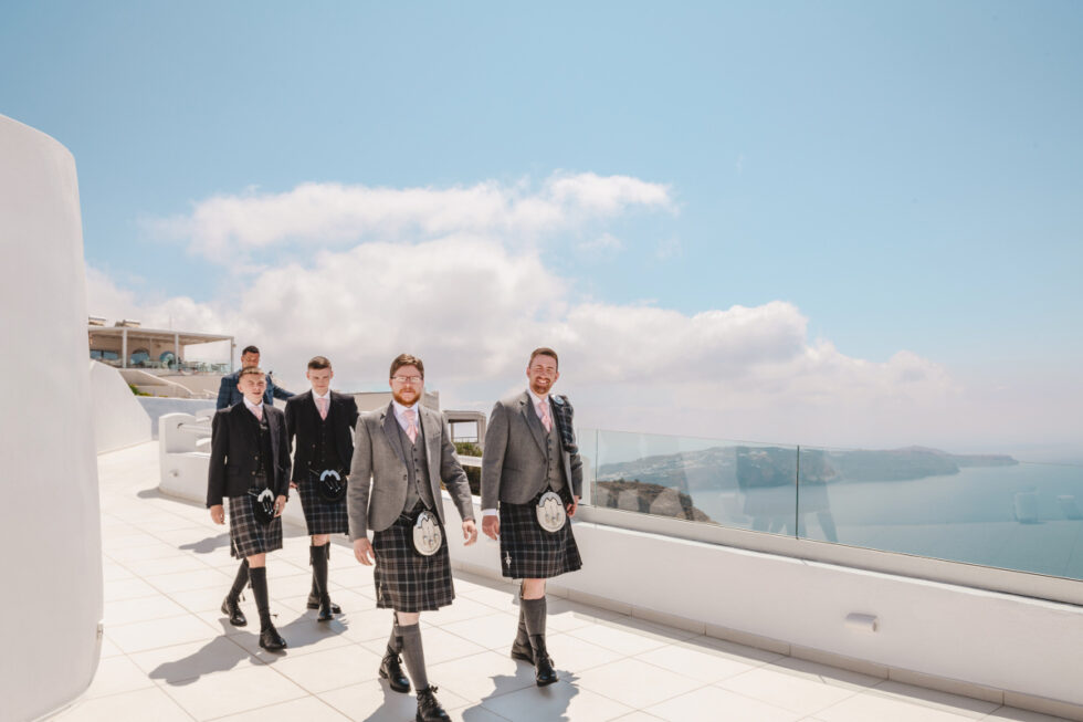 Scottish groomsmen