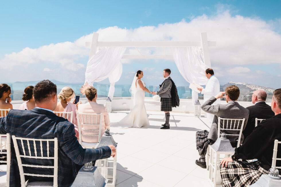 Santorini wedding