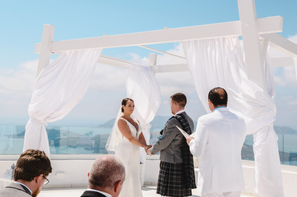 Santorini wedding